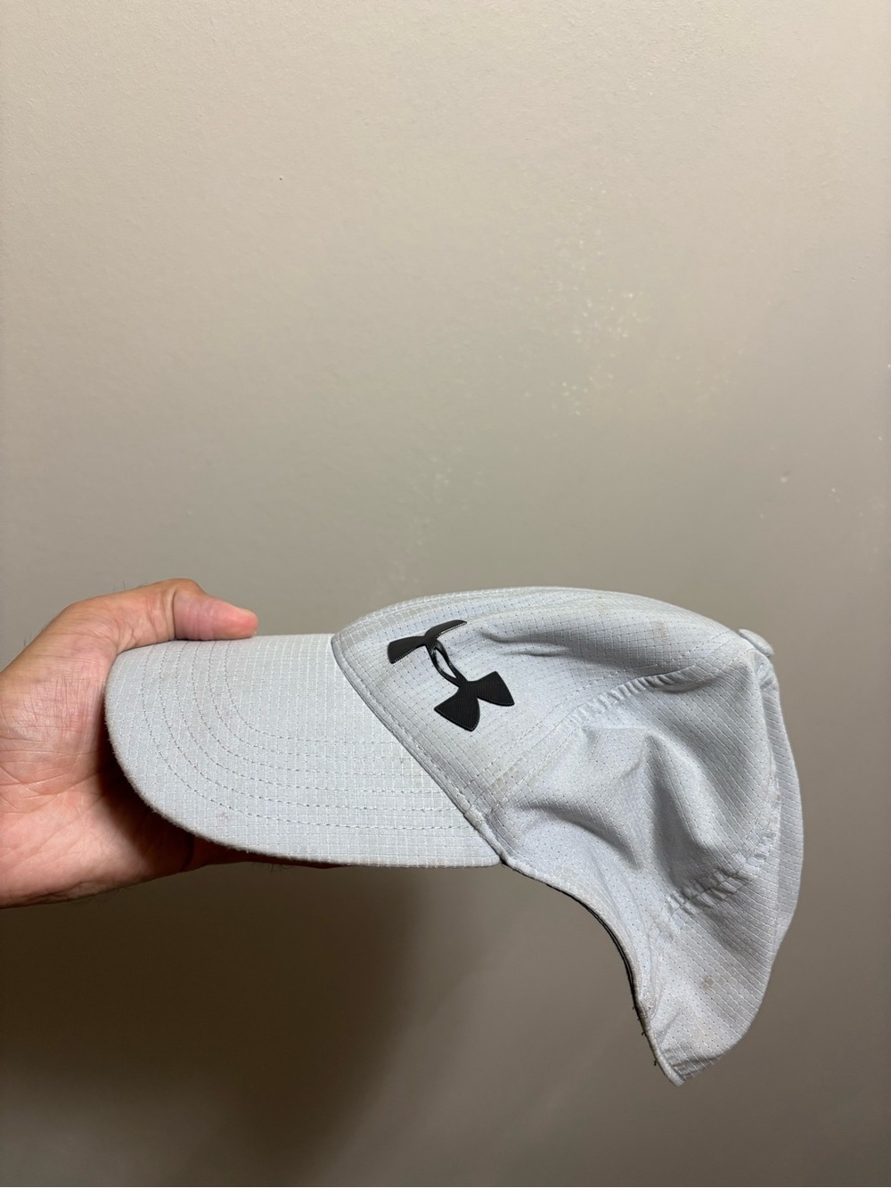 Under Armour Gray Performance Cap with Black Logo